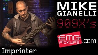 MIke Gianelli plays quotImprinterquot on a 9 string guitar  EMGtv [upl. by Assirolc]