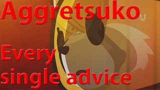 Aggretsuko season 45 every single advice [upl. by Akkeber]