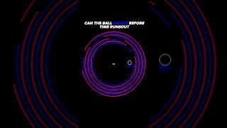 Can it escape 🤔 satisfyingvideo physics bouncingball [upl. by Fellows]