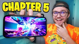 I Played Fortnite Chapter 5 on Mobile [upl. by Abeh585]