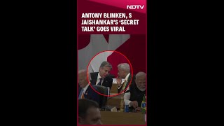 G20 Summit 2024  US Secretary Of State Antony Blinken EAM S Jaishankars ‘Secret Talk’ Goes Viral [upl. by Drofnats]