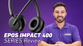 Epos Impact 400 Series Review  Mic Tests [upl. by Etna32]