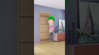 Cuando el baño está ocupado 🤣 MEMES Animation shorts meme animation [upl. by Nwaf]