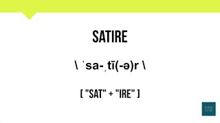 How To Pronounce Satire  Meaning  Pronunciation [upl. by Ninette715]