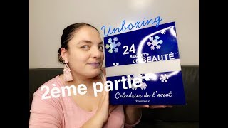 CALENDRIER DE LAVENT MARIONNAUD 2018  2EME PARTIE  celui la a plus de bons produits [upl. by Artek]