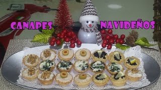 Canapés Navideños [upl. by Afnin]