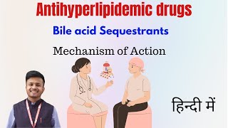 Pharmacology of Bile acid Sequestrants  mechanism of action  antihyperlipidemic drugs [upl. by Minny]