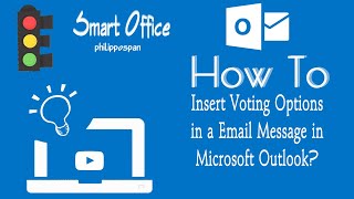 How To Insert Voting Options in a Email Message in Microsoft Outlook [upl. by Limak]