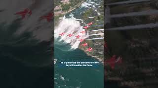 Incredible cockpit footage of Red Arrows flypast over Niagara Falls ✈️ [upl. by Schug]