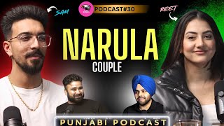 NARULA COUPLE  SAM NARULA  REET NARULA  podcast  MAPLE HAWKS PODCAST  punjabi podcast [upl. by Adnelg611]