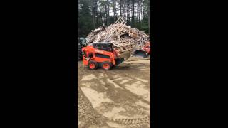 Townline Equipment SSV65 Kubota Skid Steer Demo Video [upl. by Giulietta]