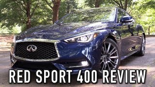 2018 Infiniti Q60 Red Sport 400 Start Up Test Drive amp In Depth Review [upl. by Boeke]