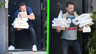 Ben Affleck Recreates Clumsy Viral 2020 Moment In New Dunkin Donuts Commercial [upl. by Urion]