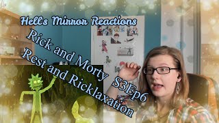 Rick and Morty S3Ep6 Rest and Ricklaxation  HELLS MIRROR REACTIONS [upl. by Octavius]