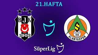 PES 2017  TÜRKİYE  SÜPER LİG  21Hafta  Beşiktaş  Corendon Alanyaspor [upl. by Cirilla]