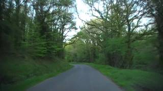 Driving On The D50a From PeumeritQuintin To Kersollec Brittany France 23rd April 2011 [upl. by Kan]