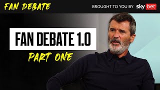 The Overlap Live Fan Debate with Gary Neville Roy Keane amp Jamie Carragher  PL Preview Part 1 [upl. by Nessie]