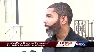 Jackson mayor indicted on bribery charges [upl. by Leimaj]