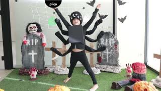 Disfraz de araña Halloween fácil DIY Plico [upl. by Tomaso]