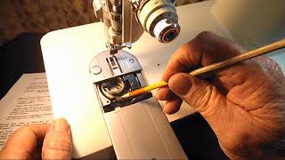 How to Oil a Vintage Singer Model 413 Sewing Machine [upl. by Llerred]