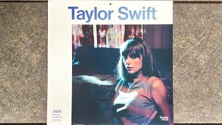 Taylor Swift  Midnights  2025 Official 16Month Wall Calendar Unboxing [upl. by Idnod]