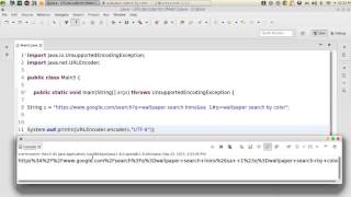 14 JAVA Networking URL decoder encoder [upl. by Nerradal717]