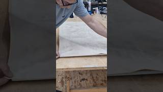 😉shorts I 23 I Wie ich selbstklebenden Microfaserstoff verarbeite diy vanlife woodworking [upl. by Zarger871]