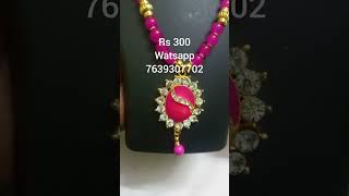 61224 glass beads long necklace Kamatchi collections [upl. by Dlareg]