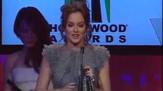 Leighton Meester at the Hollywood Film Awards [upl. by Aniluj]