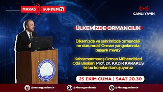 Gündem Özel 94  Ülkemizde ve şehrimizde ormancılık ne durumda  Prof Dr Kadir Karakuş [upl. by Frederigo]