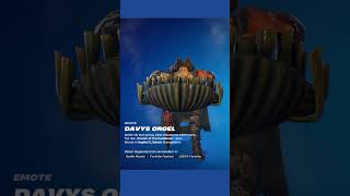 Davy Jones  Davys Pipe Organ  Fortnite Skins amp Emotes [upl. by Ennovihs]