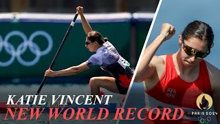 Katie Vincent Set World Record Edges Ahead of Nevin Harrison to Win Gold in Women’s Single 200m [upl. by Odnumyar]