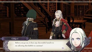 Edelgard amp Linhardt Support Conversations  Fire Emblem Three Houses Switch [upl. by Aidni]