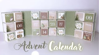 Advent Calendar Book  Tutorial [upl. by Hsakaa]