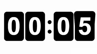 5 Seconds Countdown Timer [upl. by Ilarrold]