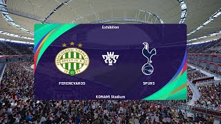 Ferencváros vs Tottenham Hotspur 03102024 UEFA Europa League PES 2021 [upl. by Pirali688]