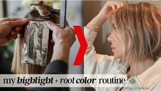 Full Hair Reset  HIGHLIGHTS  Gray Coverage  at Home under 40 [upl. by Satterlee287]