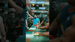 Rahul panicker vs Larry wheels armwrestling viral youtubeshorts sports larrywheelsmotivation [upl. by Roe882]