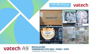 Tomógrafo Dental Vatech A9 Cone Beam 3D 8x8  Pano  Ceph  Instalado en Iztapalapa Cdmx [upl. by Gibe]