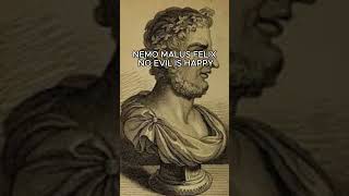 Decimus Junius Juvenalis Evil people cannot be truly happy stoicism stoicquotes quotes [upl. by Martica]