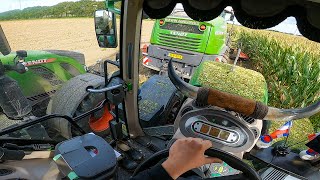 Cab View  SPECIAL Fendt 828 Vario  Mais Silage [upl. by Reisch883]