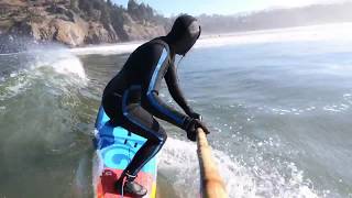 Oregon Foil Surfing Agate Beach [upl. by Letsou]