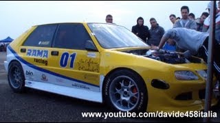 1000 HP Lancia Delta RR1 by Rama Racing LAUNCH  start up  drag race [upl. by Revolc60]