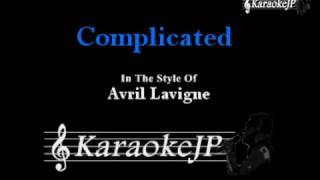 Complicated Karaoke  Avril Lavigne [upl. by Grizelda]