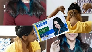 I COLOURED MY HAIR BLUE AT HOME STREAX ULTRALIGHTS GEM COLLECTION BLUE SAPPHIRE [upl. by Johnsson]