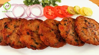 Chicken Chapli Kabab Recipe by FORKampKNIFE [upl. by Sander662]