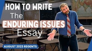 How to Write the Enduring Issues Essay  2024 Edition [upl. by Eelymmij]