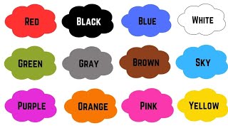 Colors Name in English with Pronunciation for Beginners [upl. by Aerdied764]