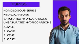 Homologous series  hydrocarbons  saturated  unsaturated  alkyls  alkane  alkene  alkyne [upl. by Gold]