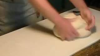 Hand kneading bread dough [upl. by Amiaj483]